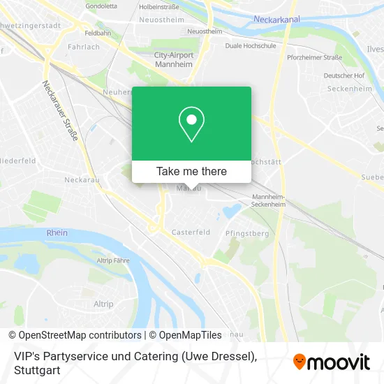 Карта VIP's Partyservice und Catering (Uwe Dressel)