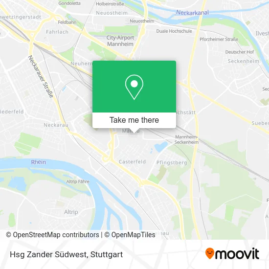 Карта Hsg Zander Südwest