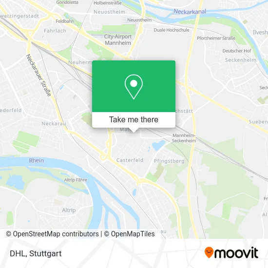 Карта DHL