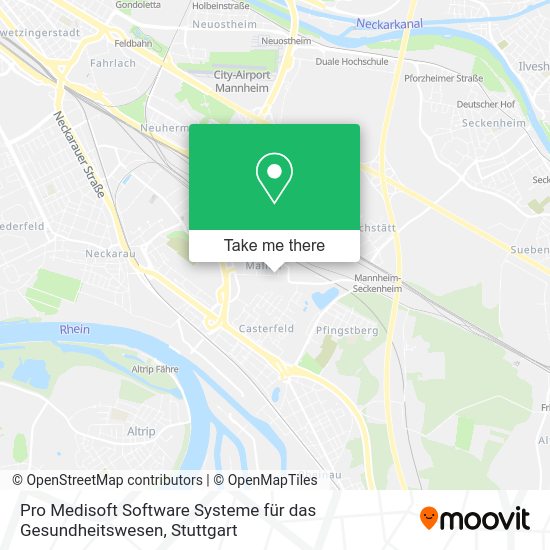 Карта Pro Medisoft Software Systeme für das Gesundheitswesen