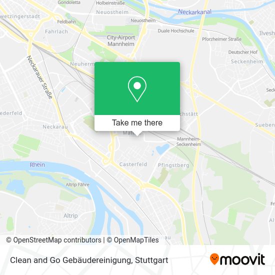Карта Clean and Go Gebäudereinigung