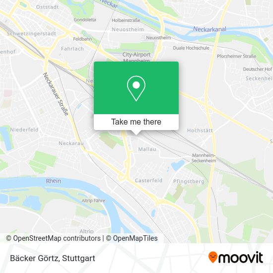 Карта Bäcker Görtz