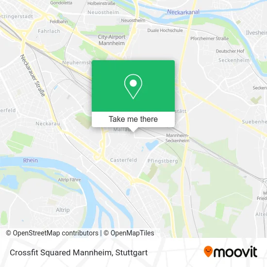 Карта Crossfit Squared Mannheim
