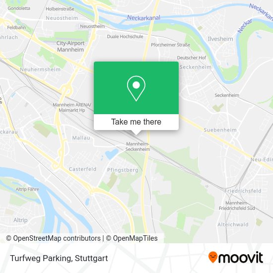 Карта Turfweg Parking