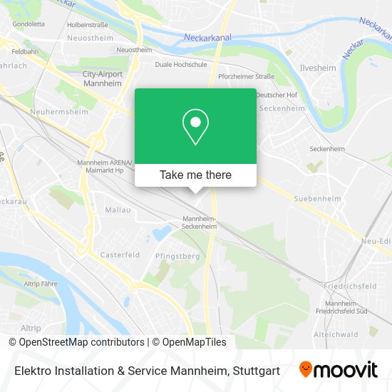 Карта Elektro Installation & Service Mannheim