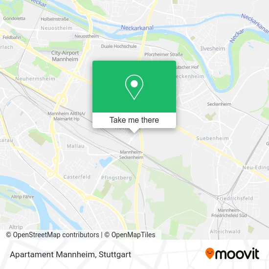 Карта Apartament Mannheim