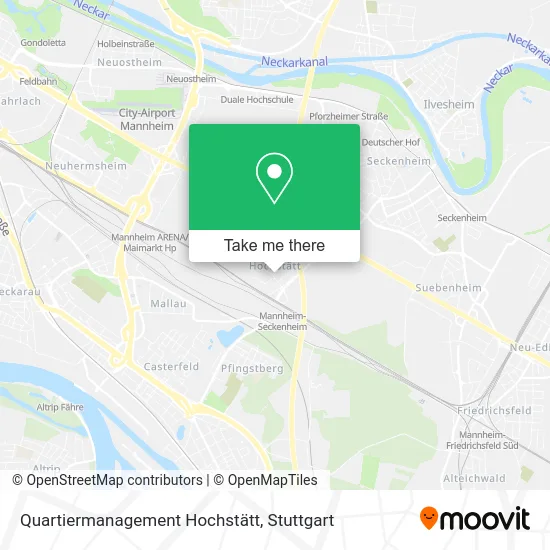 Карта Quartiermanagement Hochstätt