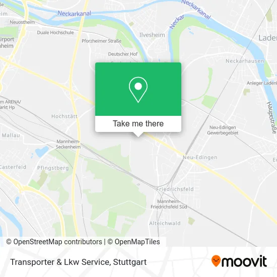 Карта Transporter & Lkw Service