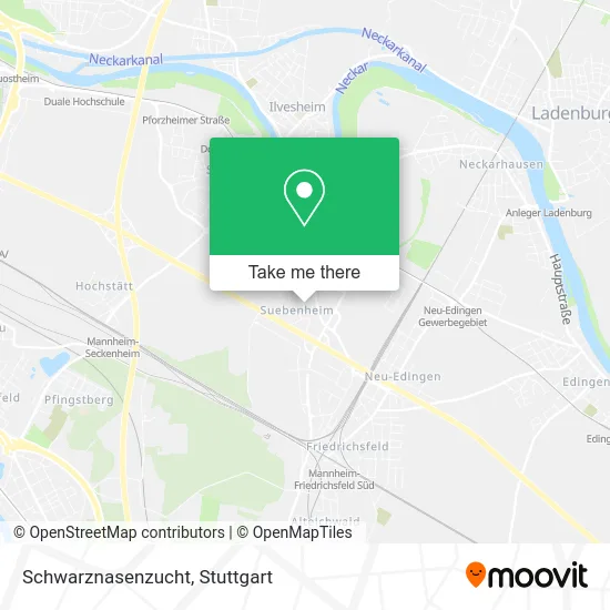 Карта Schwarznasenzucht