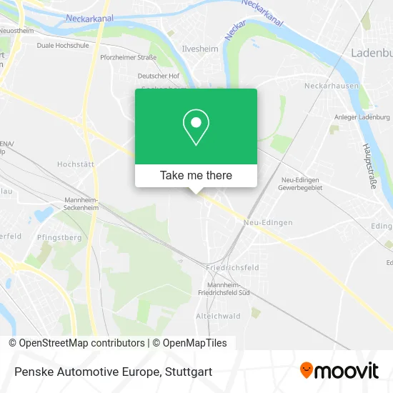 Карта Penske Automotive Europe