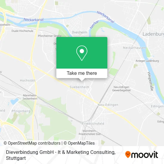 Карта Dieverbindung GmbH - It & Marketing Consulting