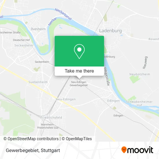 Карта Gewerbegebiet