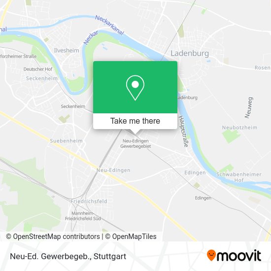 Карта Neu-Ed. Gewerbegeb.