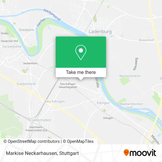 Карта Markise Neckarhausen