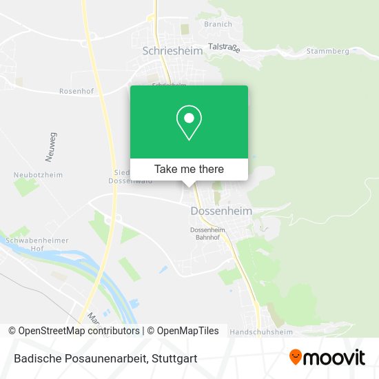 Карта Badische Posaunenarbeit