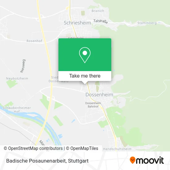 Badische Posaunenarbeit map