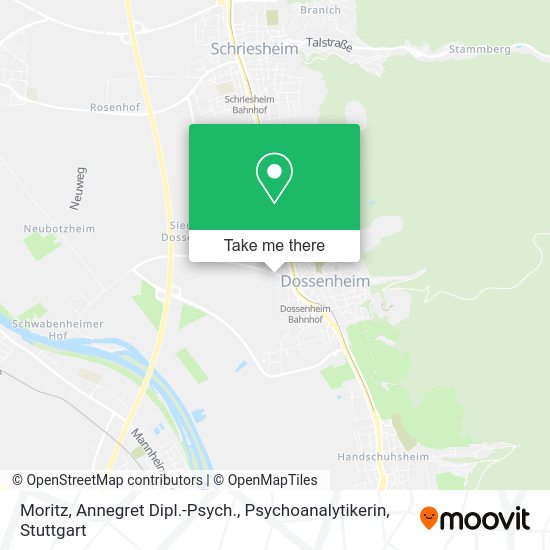 Карта Moritz, Annegret Dipl.-Psych., Psychoanalytikerin