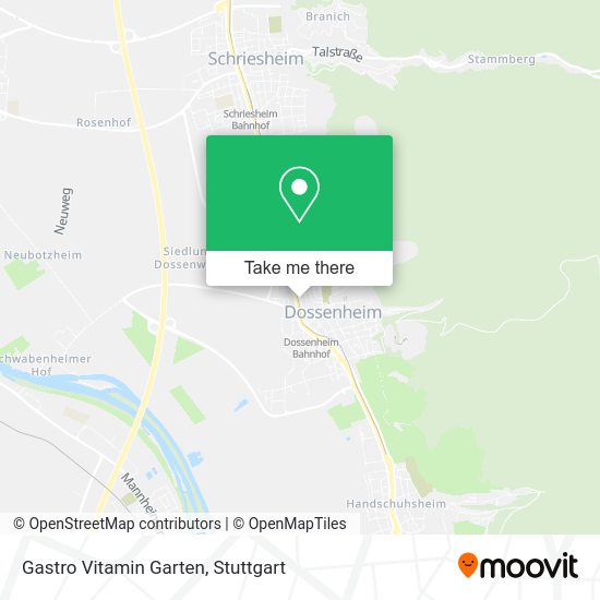 Карта Gastro Vitamin Garten