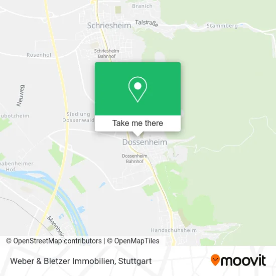 Карта Weber & Bletzer Immobilien