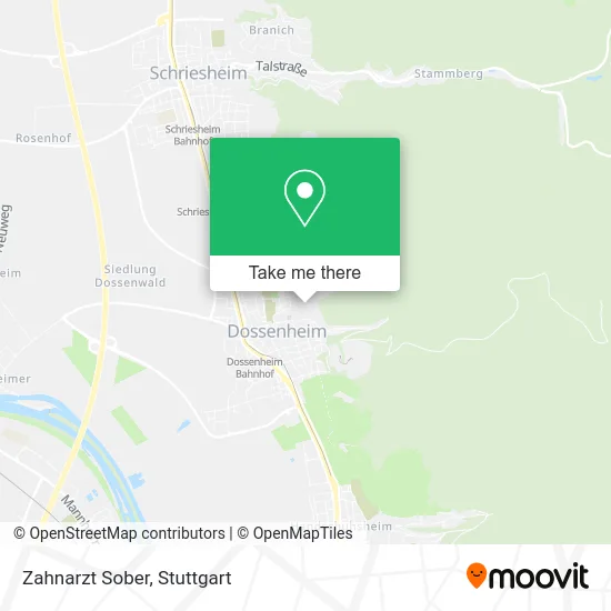 Карта Zahnarzt Sober