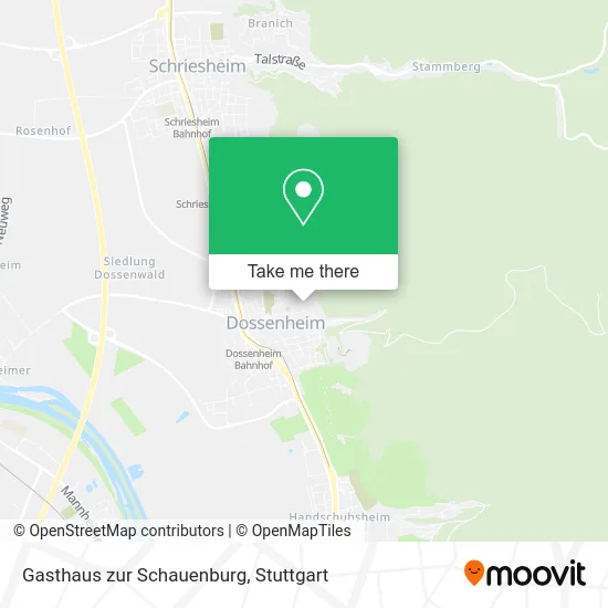 Карта Gasthaus zur Schauenburg