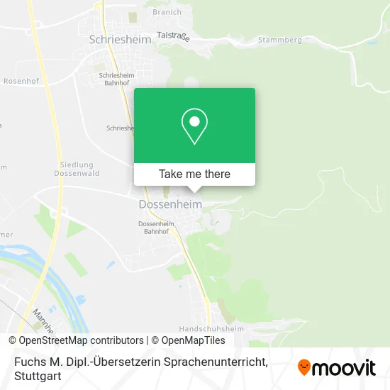 Карта Fuchs M. Dipl.-Übersetzerin Sprachenunterricht