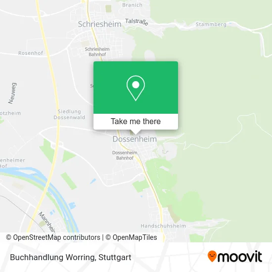 Карта Buchhandlung Worring