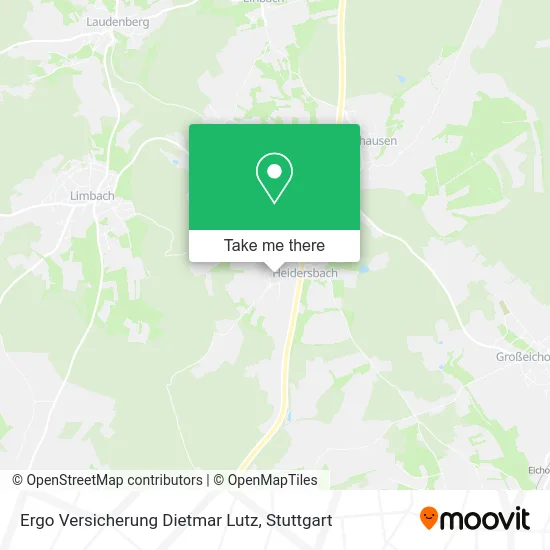 Карта Ergo Versicherung Dietmar Lutz