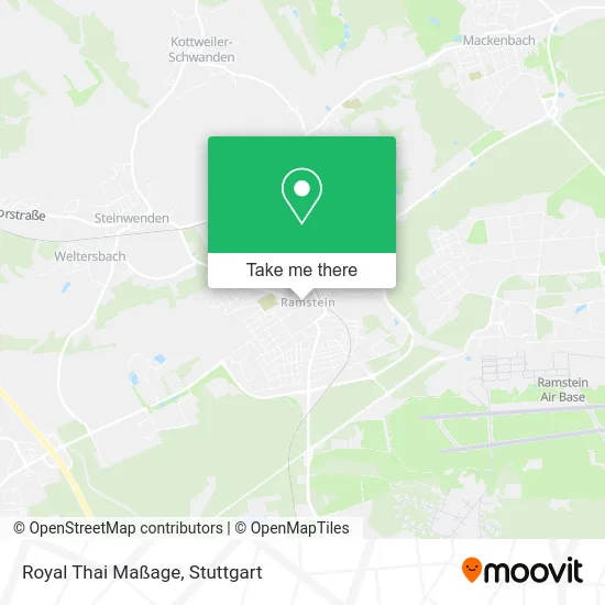 Карта Royal Thai Maßage