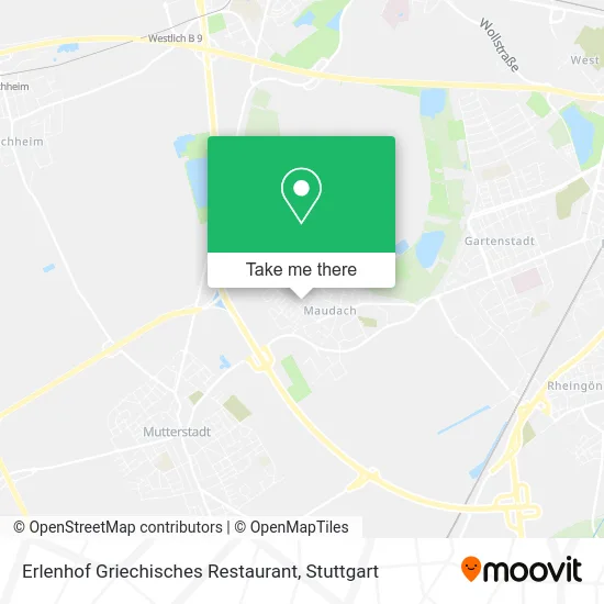 Карта Erlenhof Griechisches Restaurant
