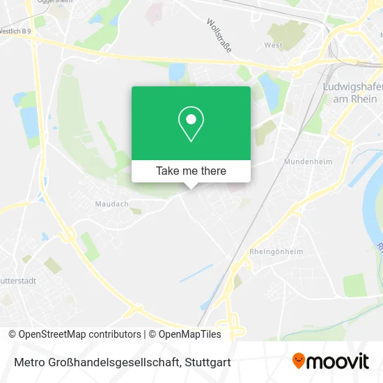 Карта Metro Großhandelsgesellschaft