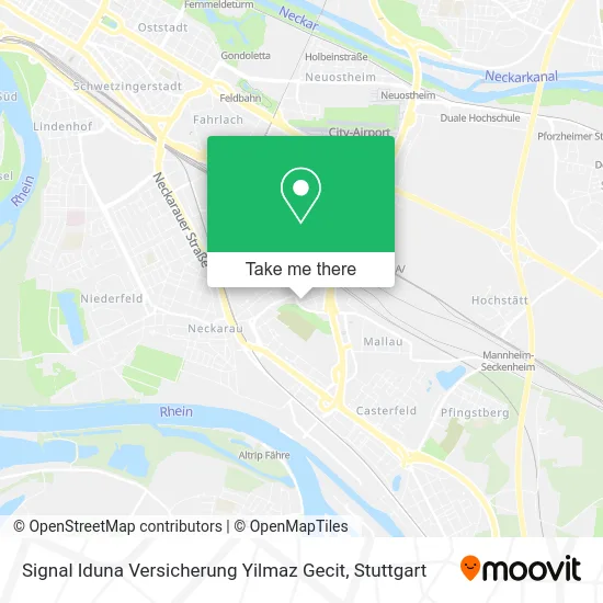 Карта Signal Iduna Versicherung Yilmaz Gecit
