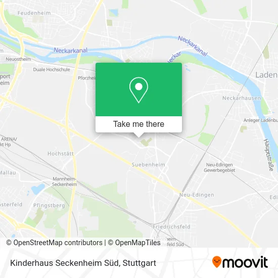 Карта Kinderhaus Seckenheim Süd