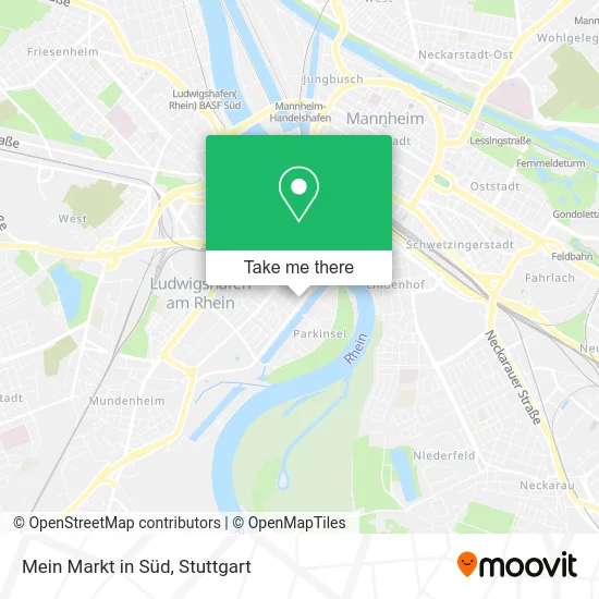 Карта Mein Markt in Süd