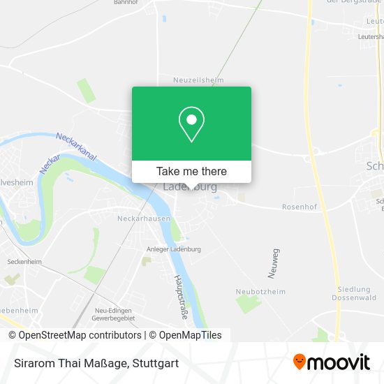 Карта Sirarom Thai Maßage
