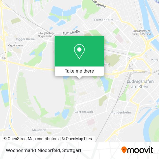 Карта Wochenmarkt Niederfeld