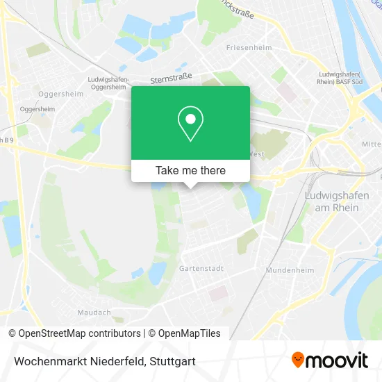 Карта Wochenmarkt Niederfeld