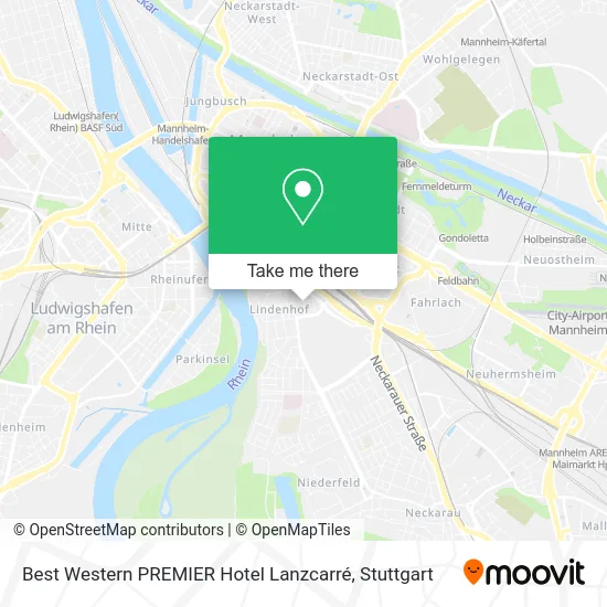 Карта Best Western PREMIER Hotel Lanzcarré
