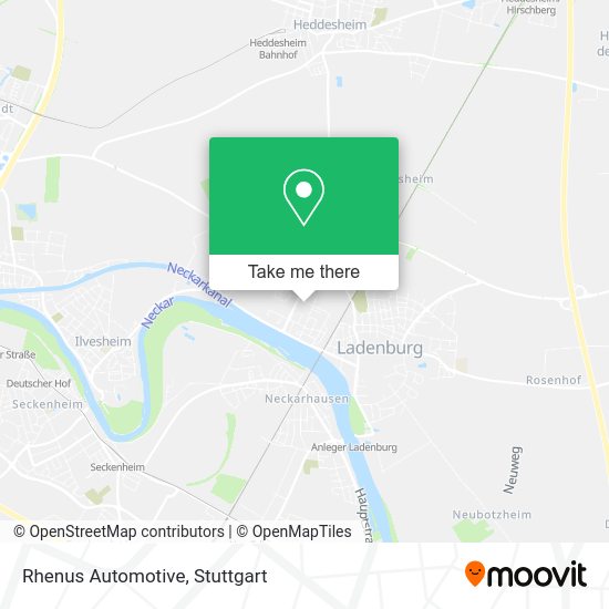 Карта Rhenus Automotive