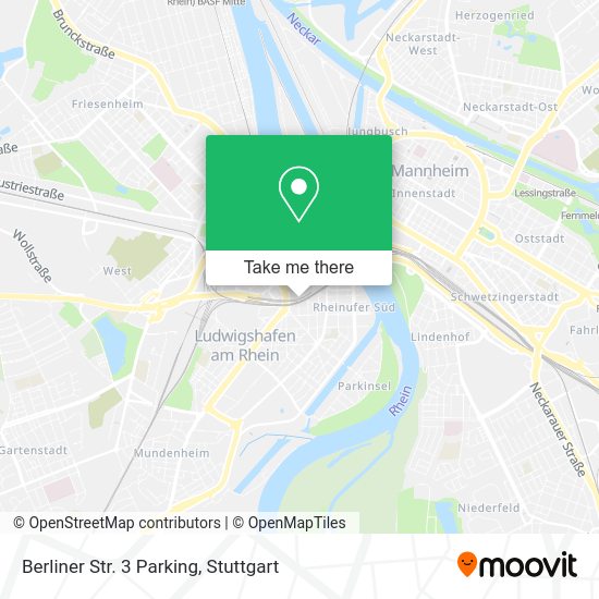 Карта Berliner Str. 3 Parking