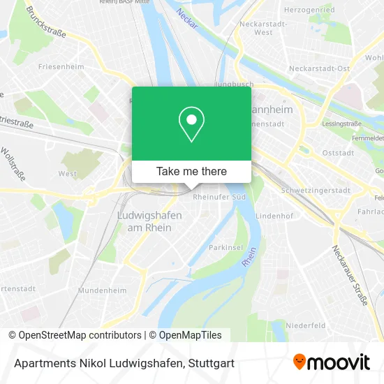 Карта Apartments Nikol Ludwigshafen