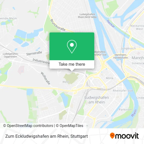 Карта Zum Eckludwigshafen am Rhein
