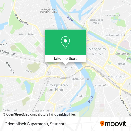 Карта Orientalisch Supermarkt