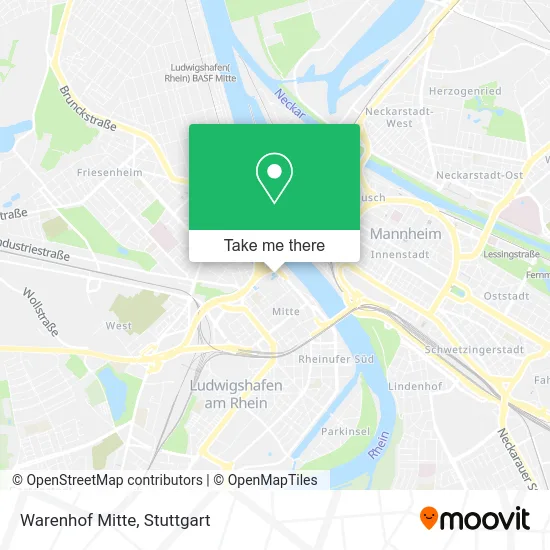 Карта Warenhof Mitte