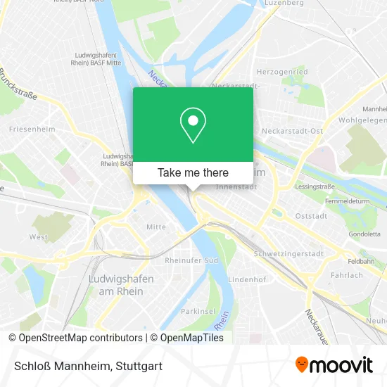 Карта Schloß Mannheim