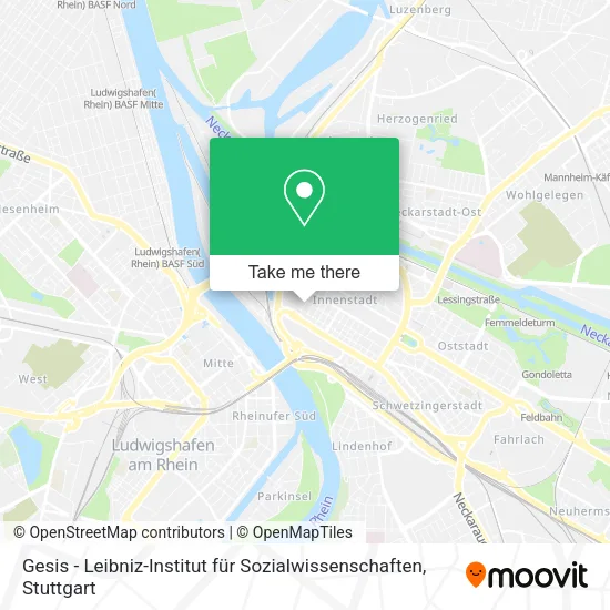 Карта Gesis - Leibniz-Institut für Sozialwissenschaften