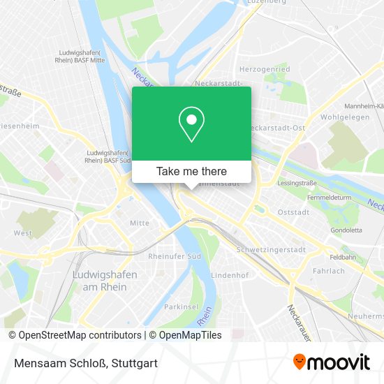 Карта Mensaam Schloß