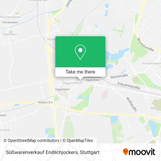 Карта Süßwarenverkauf Endlichjockers