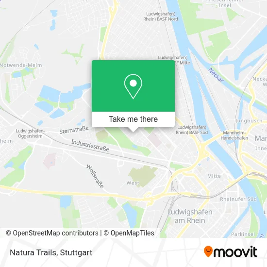 Карта Natura Trails