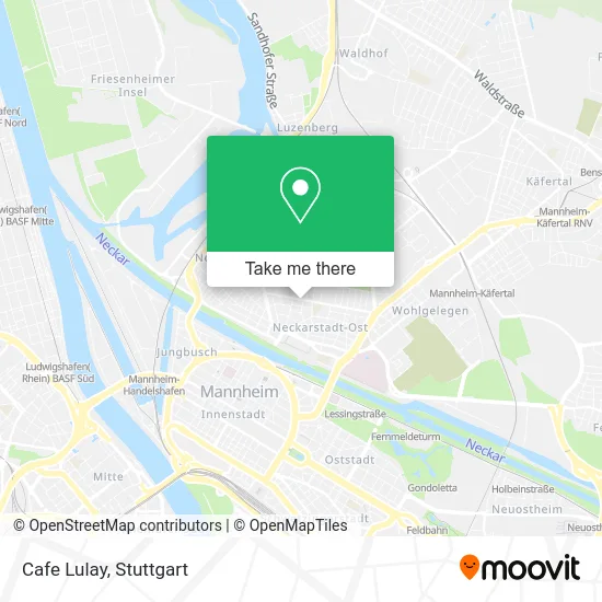 Карта Cafe Lulay